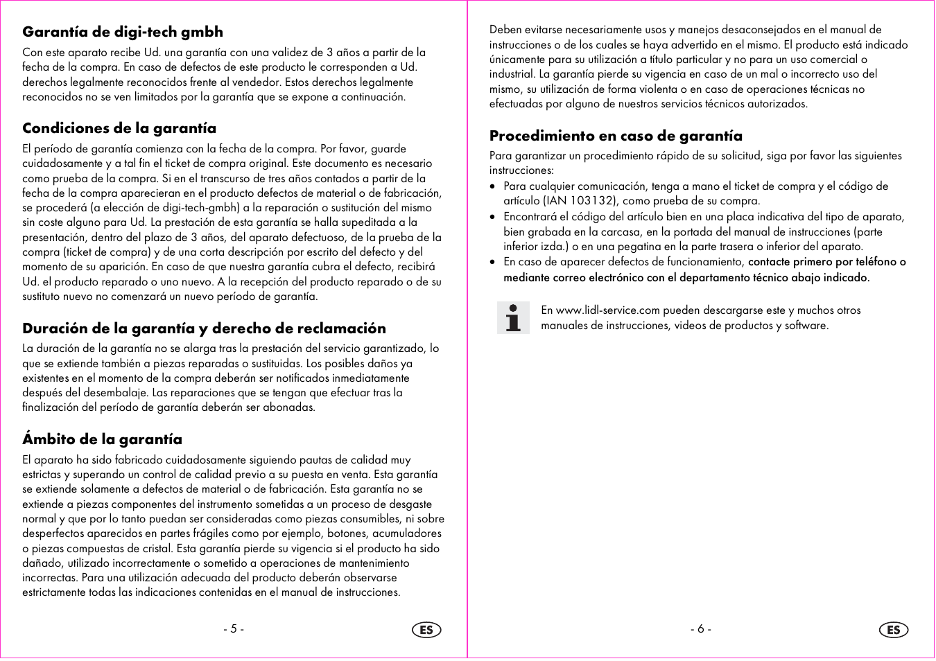 Auriol 4-LD3865 User Manual | Page 4 / 18