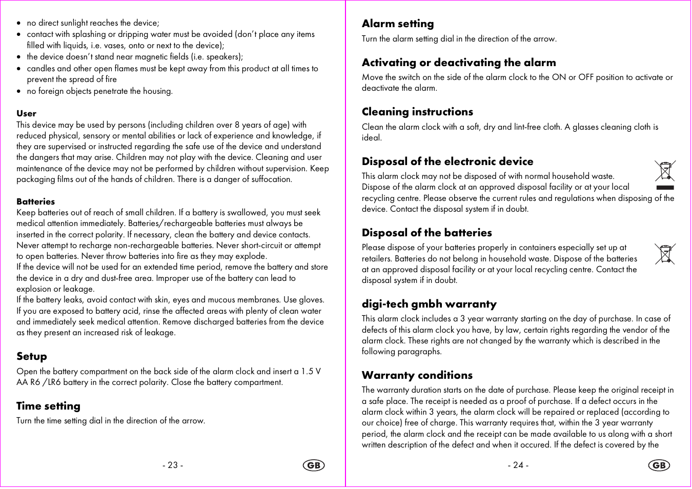 Auriol 4-LD3865 User Manual | Page 13 / 15