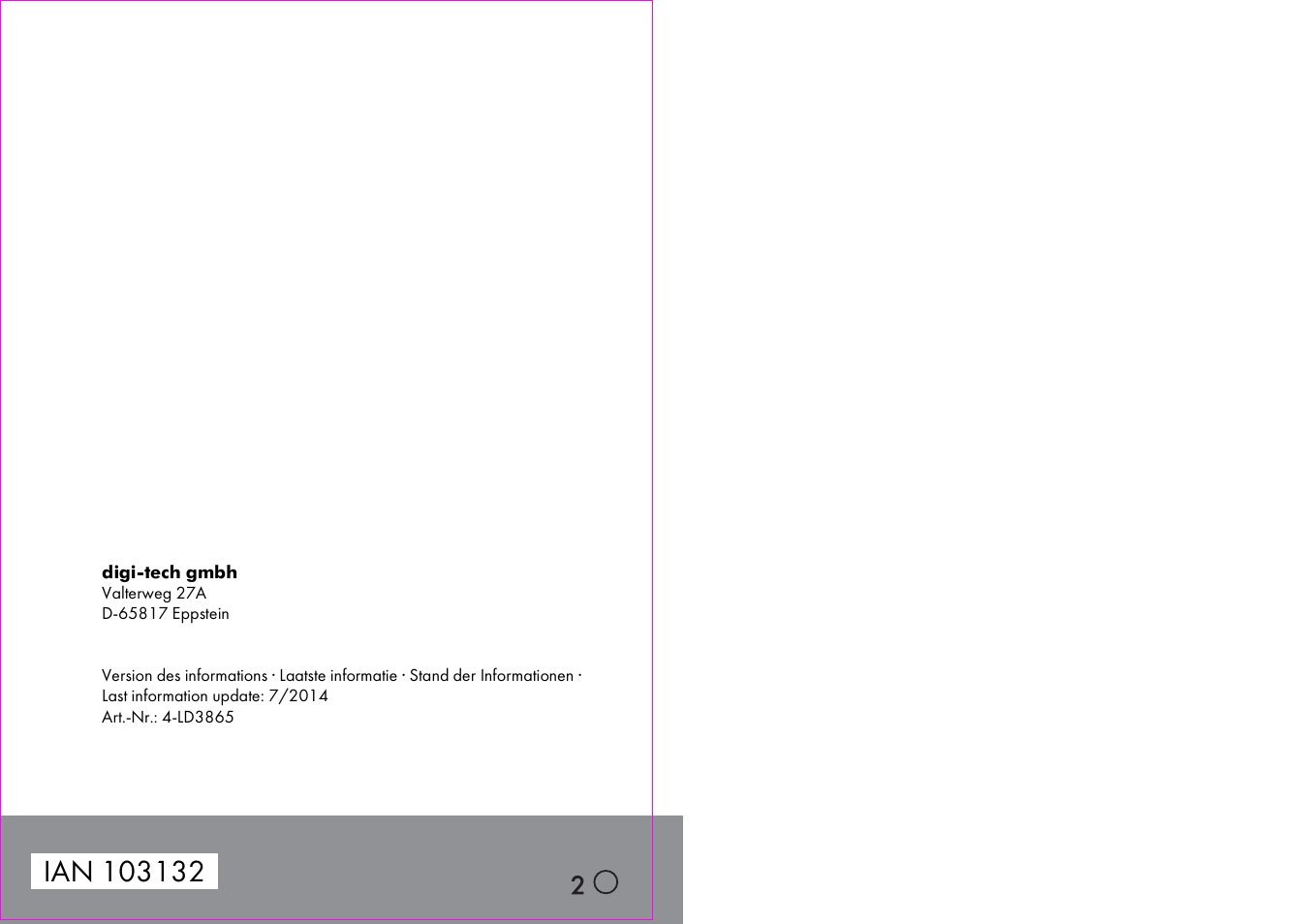 Auriol 4-LD3865 User Manual | Page 15 / 15