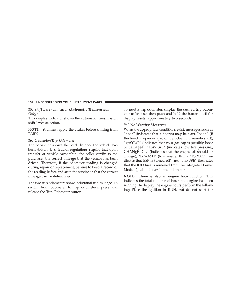 Dodge 2009 Ram 1500 User Manual | Page 194 / 532