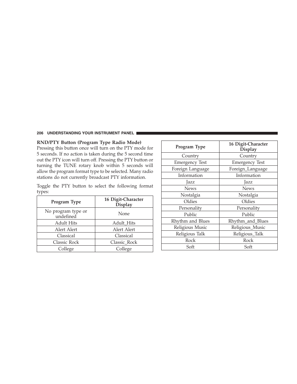 Dodge 2009 Ram 1500 User Manual | Page 208 / 532