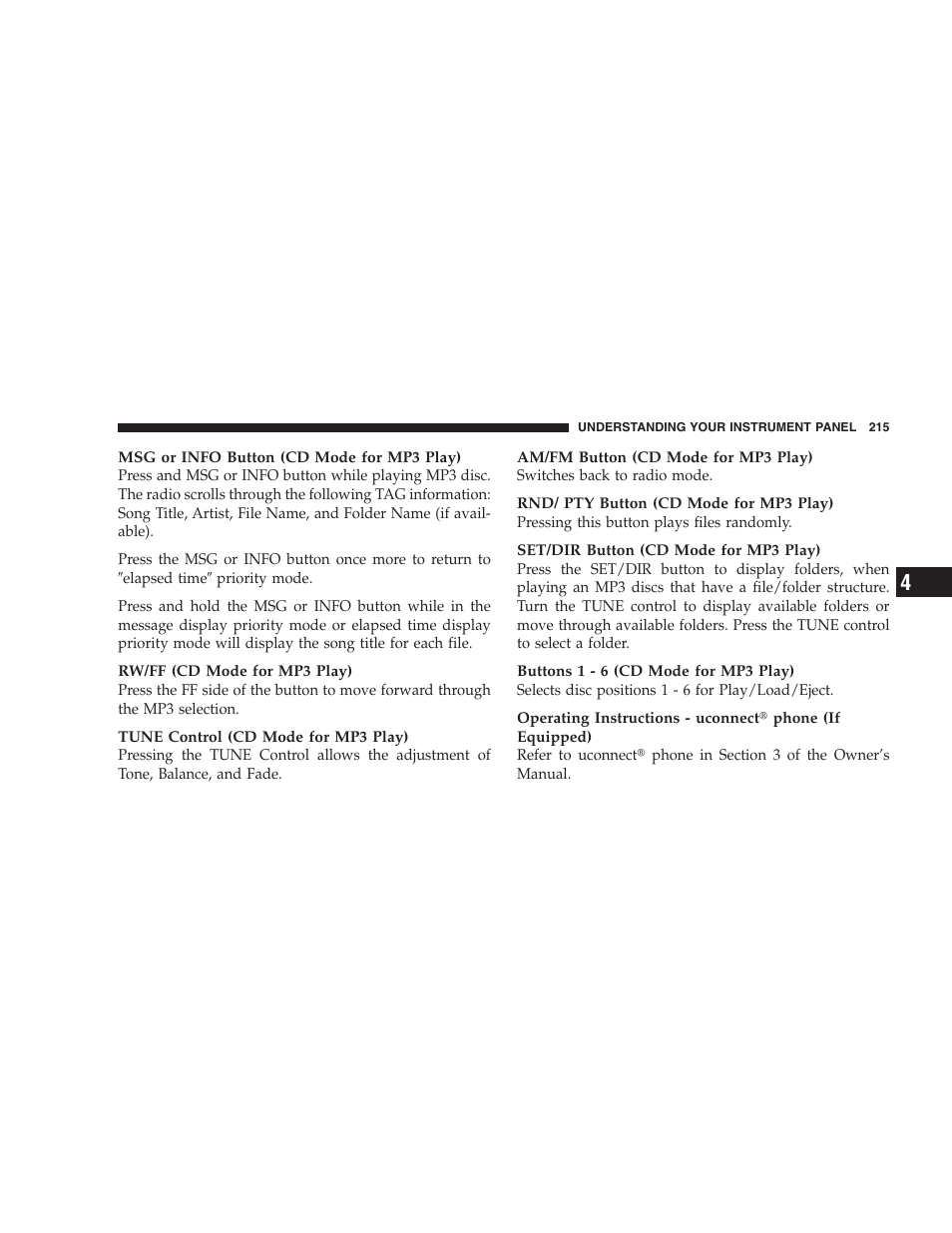 Dodge 2009 Ram 1500 User Manual | Page 217 / 532