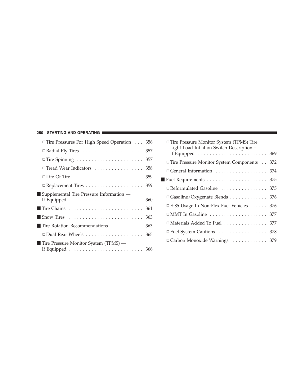 Dodge 2009 Ram 1500 User Manual | Page 252 / 532