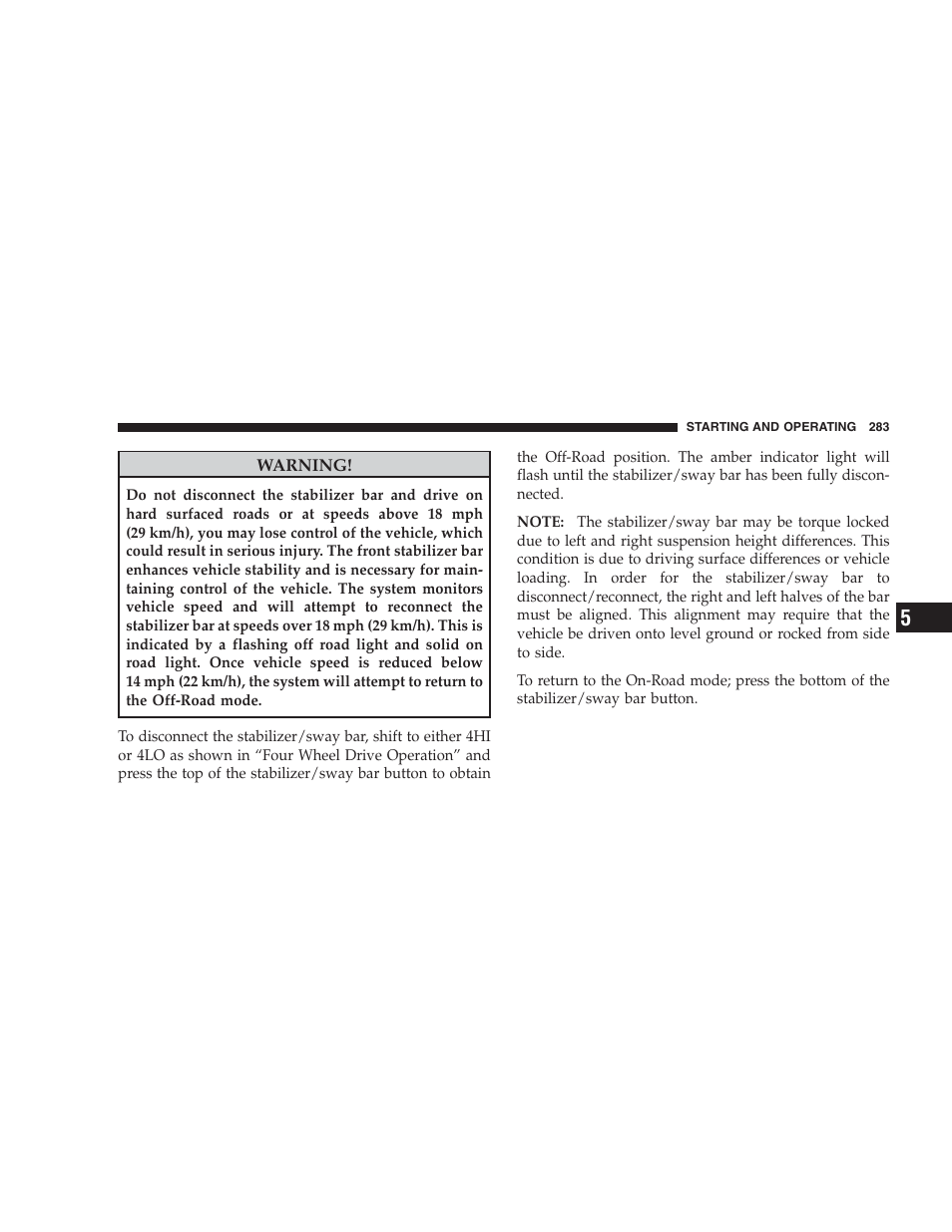 Dodge 2009 Ram 1500 User Manual | Page 285 / 532