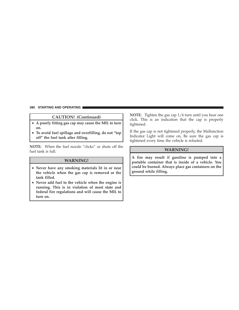 Dodge 2009 Ram 1500 User Manual | Page 382 / 532
