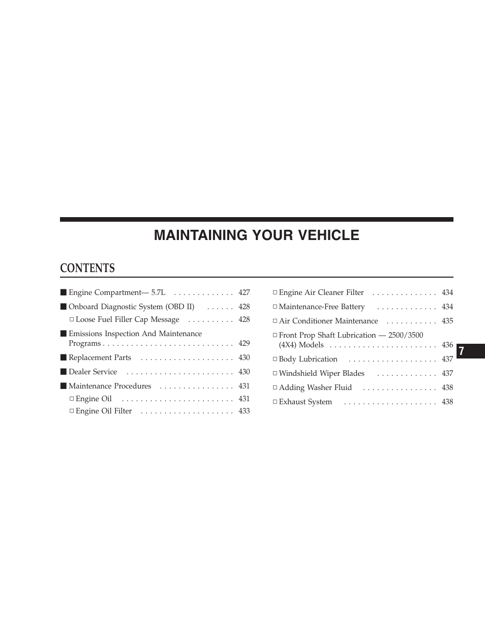 Dodge 2009 Ram 1500 User Manual | Page 427 / 532