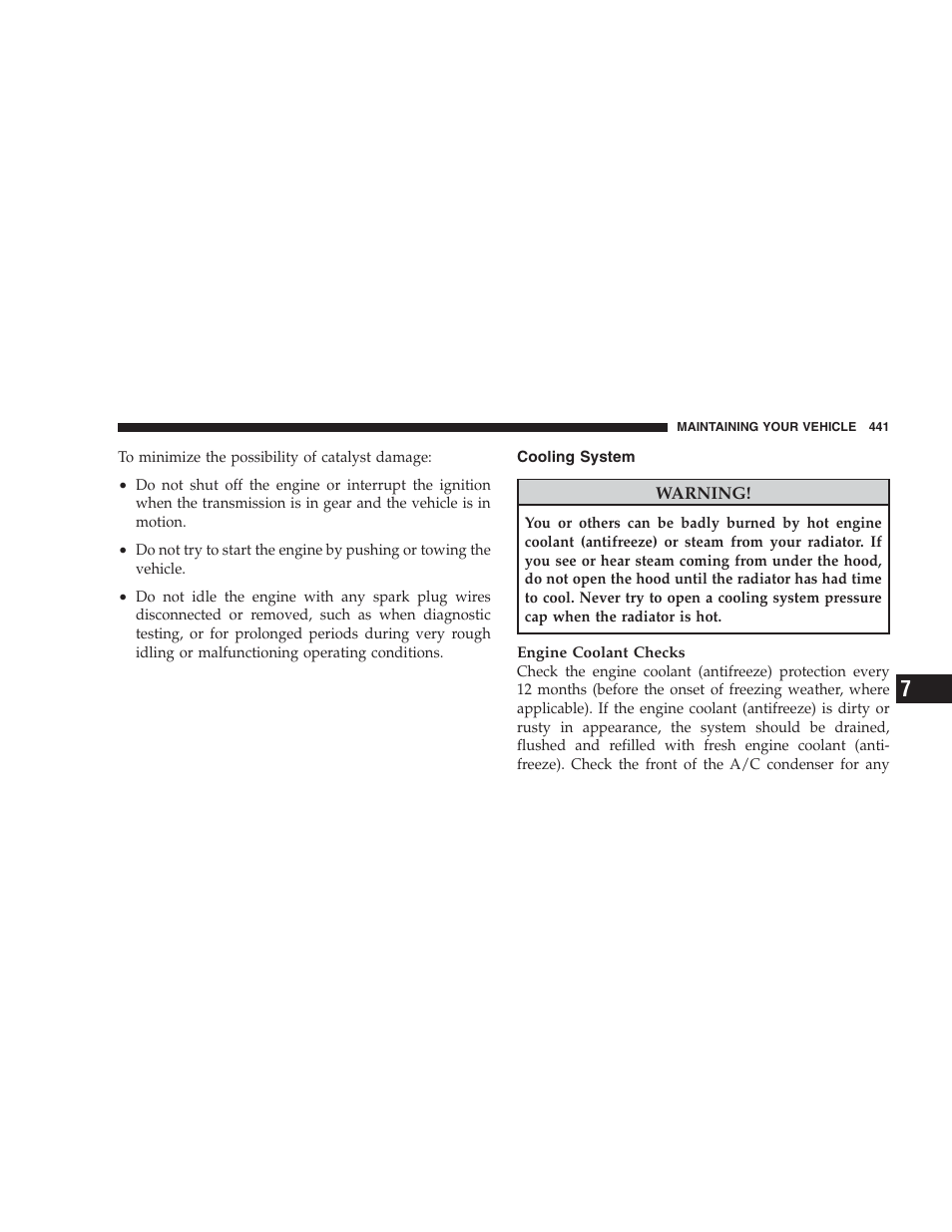 Cooling system | Dodge 2009 Ram 1500 User Manual | Page 443 / 532