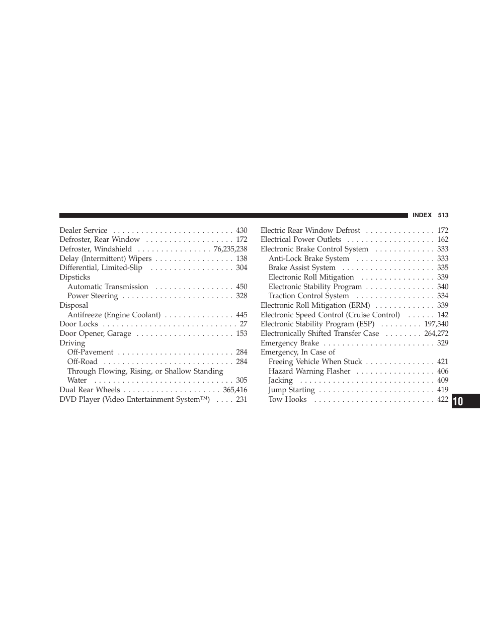 Dodge 2009 Ram 1500 User Manual | Page 515 / 532