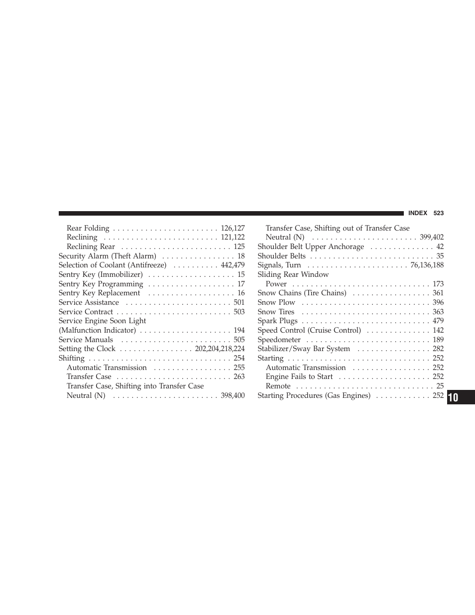 Dodge 2009 Ram 1500 User Manual | Page 525 / 532