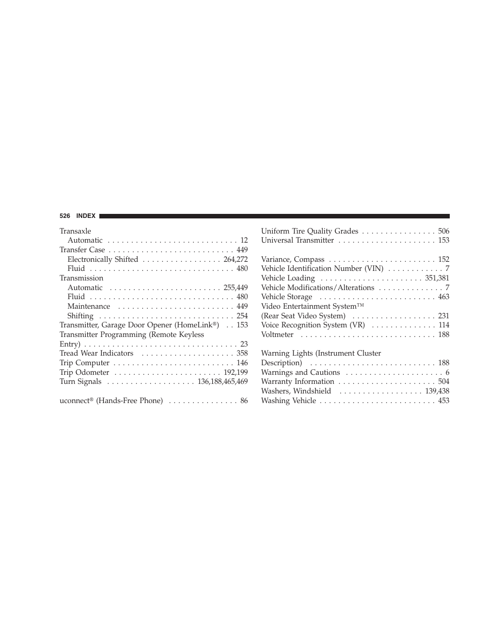 Dodge 2009 Ram 1500 User Manual | Page 528 / 532