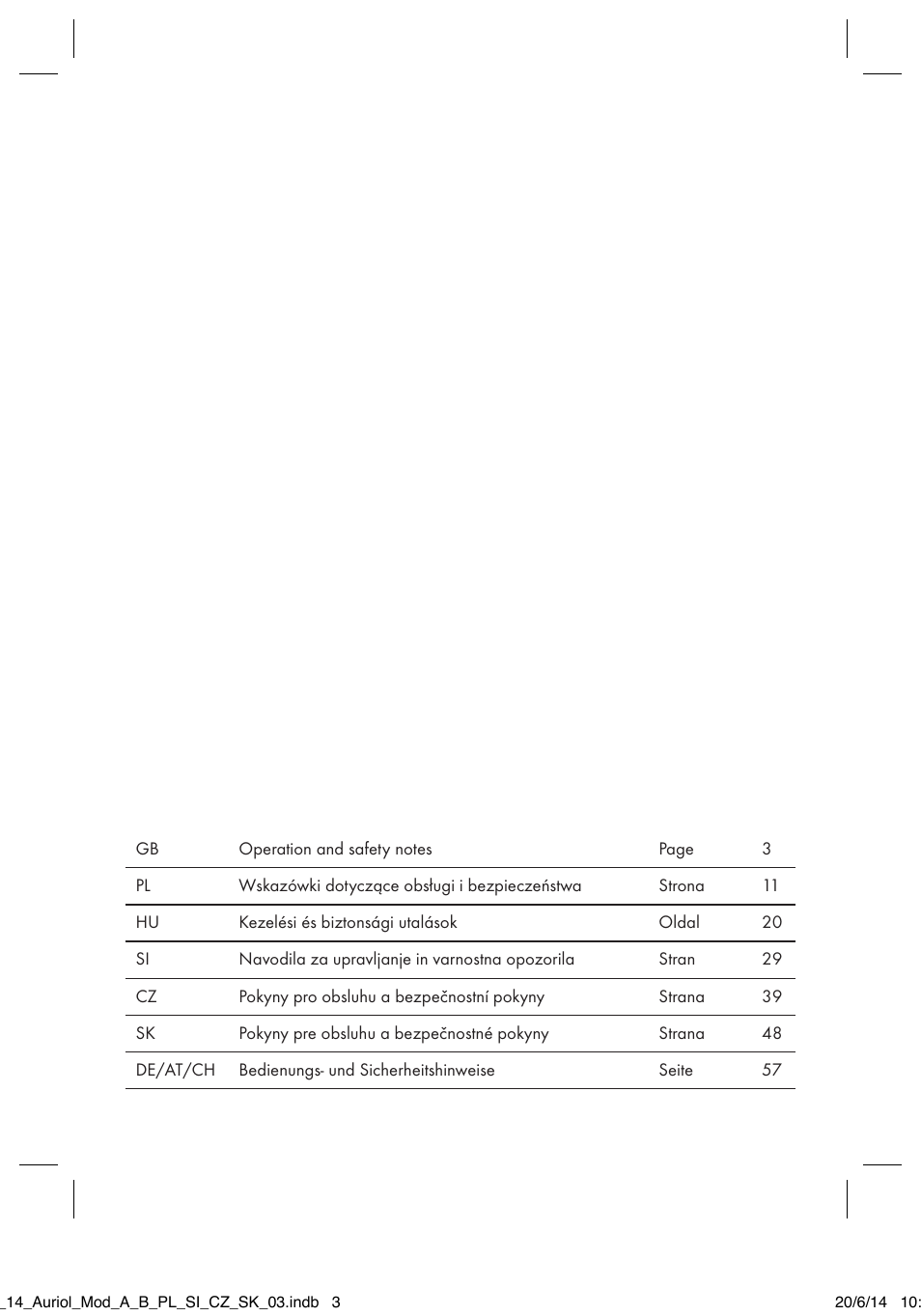 Auriol 100489-14-xx User Manual | Page 2 / 34