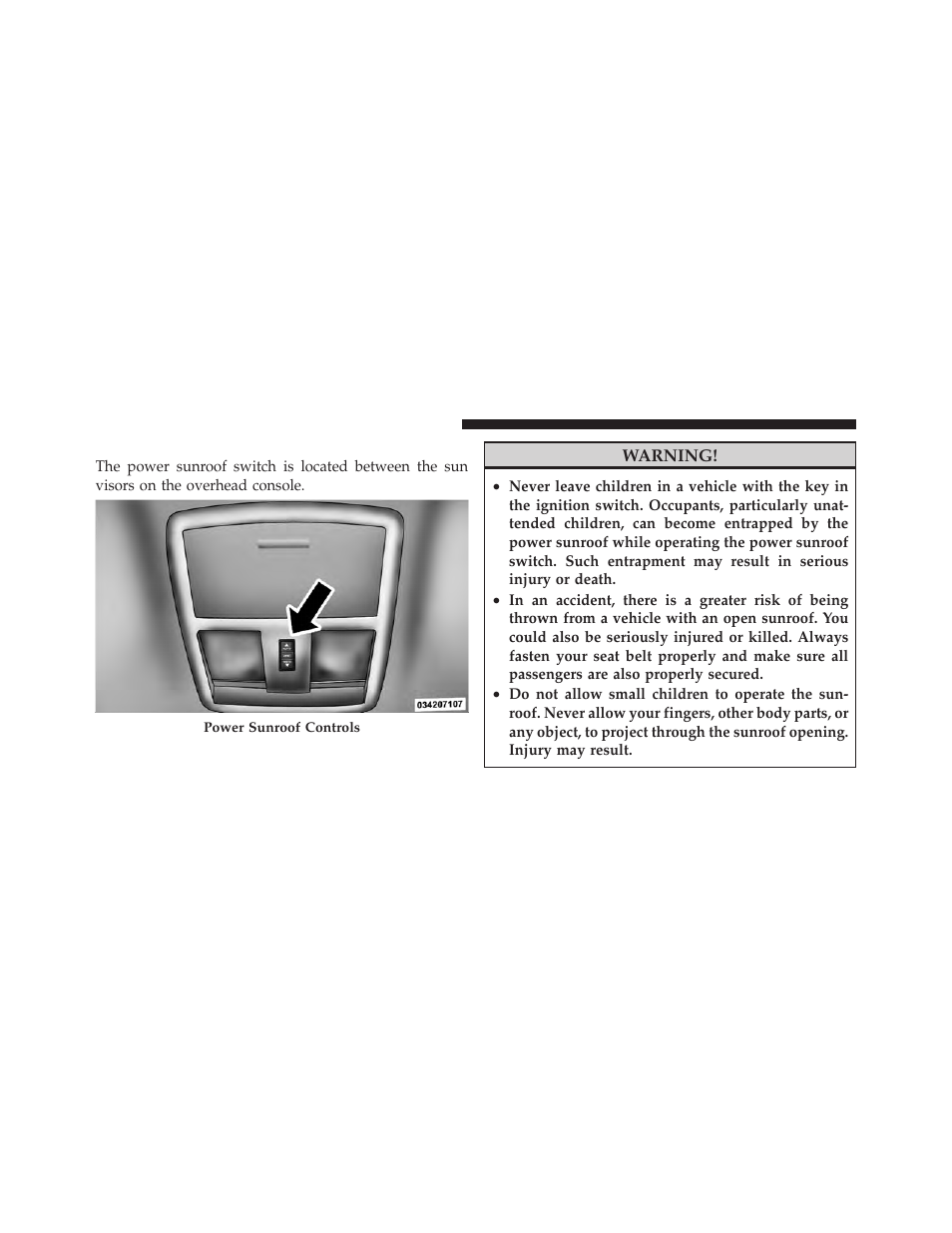 Power sunroof — if equipped | Dodge CHARGER 2010 User Manual | Page 151 / 478