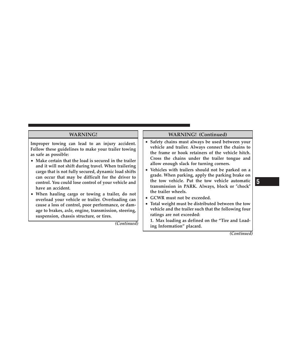 Dodge CHARGER 2010 User Manual | Page 336 / 478