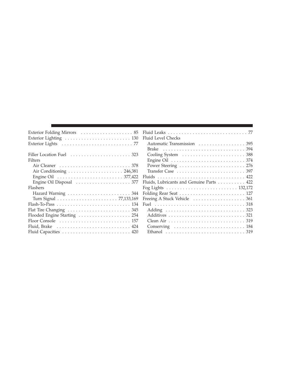 Dodge CHARGER 2010 User Manual | Page 463 / 478