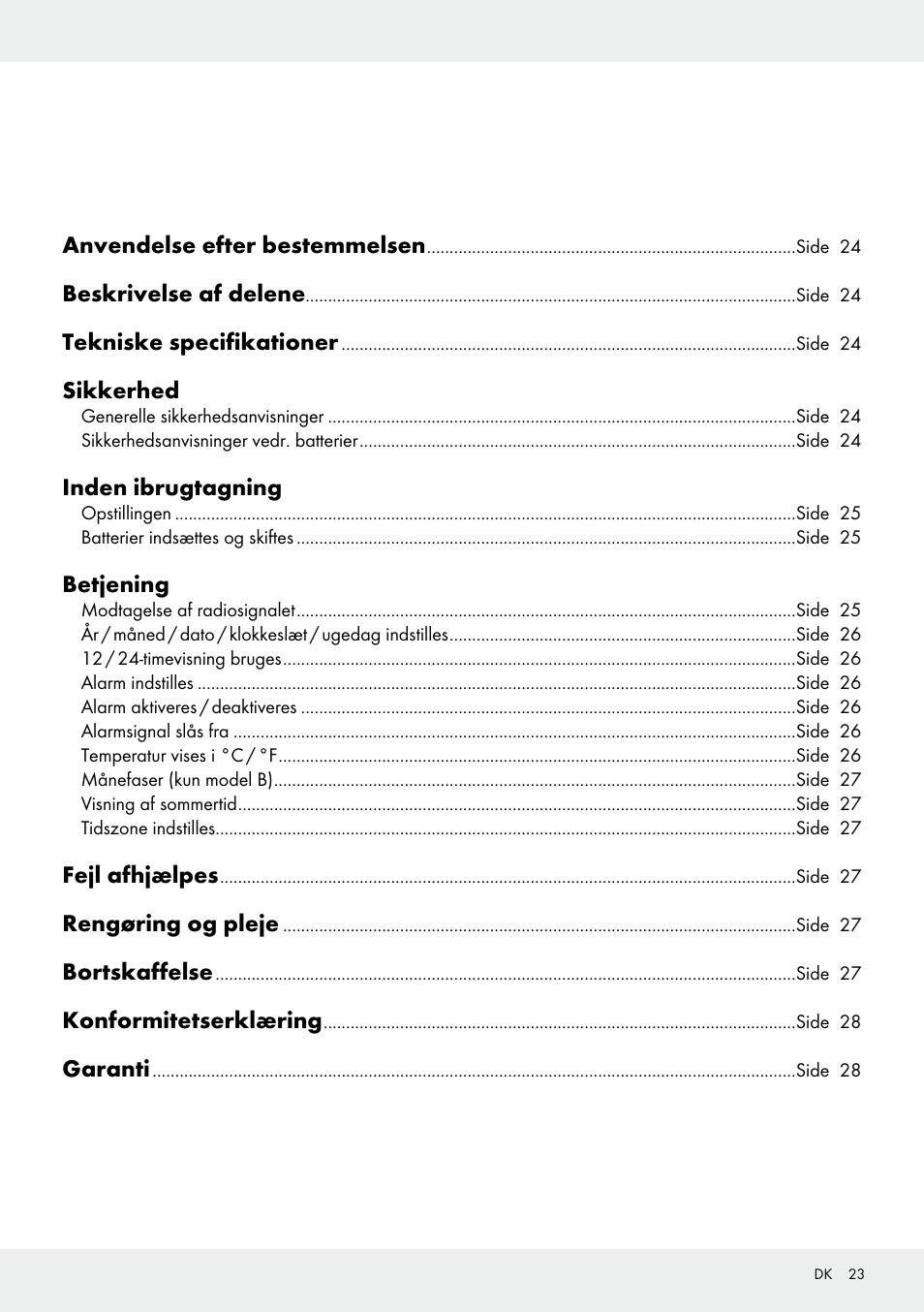 Auriol Z30237B_C User Manual | Page 23 / 48