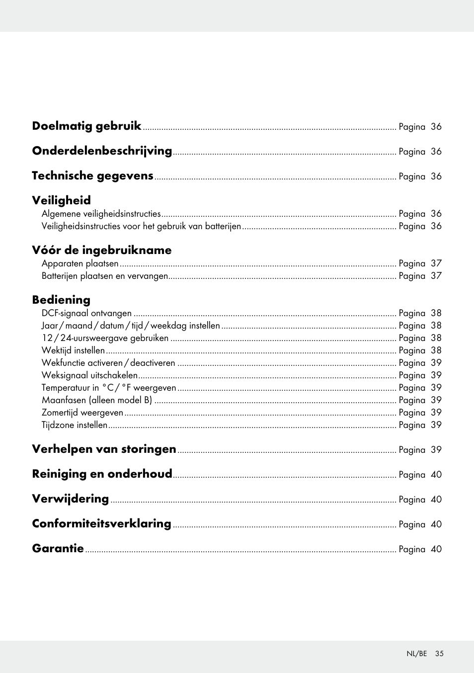 Auriol Z30237B_C User Manual | Page 35 / 48