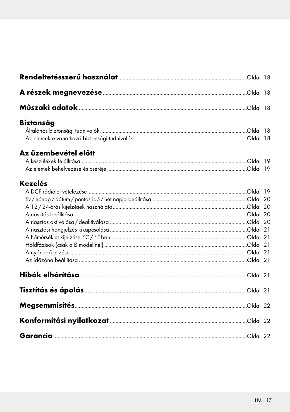 Auriol Z30237B_C User Manual | Page 17 / 49