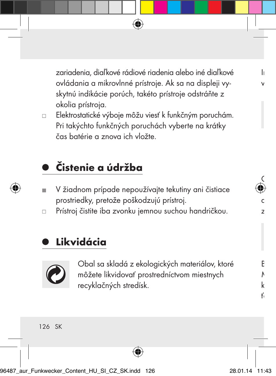 Čistenie a údržba, Likvidácia | Auriol Z31961 User Manual | Page 126 / 153