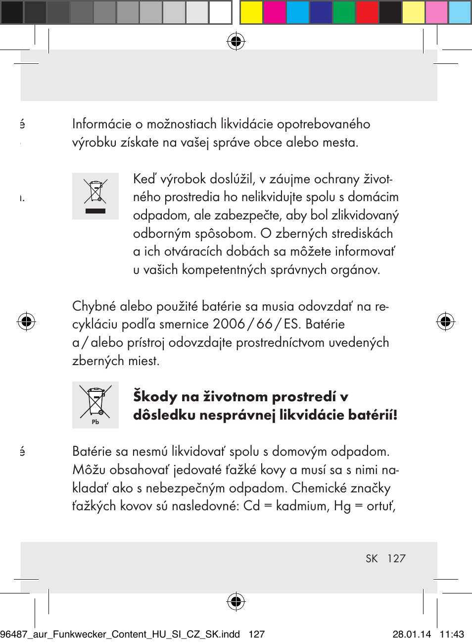 Čistenie a údržba, Likvidácia | Auriol Z31961 User Manual | Page 127 / 153