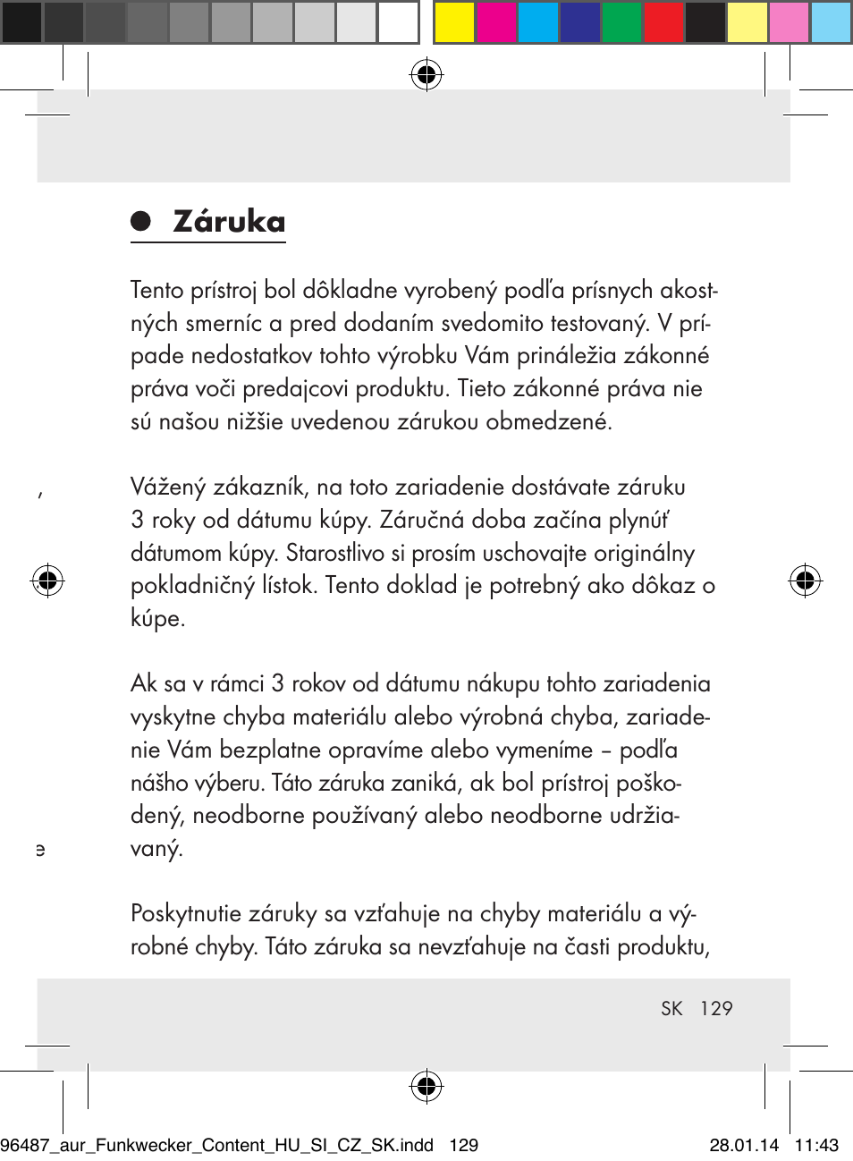 Informácie vyhlásenie o zhode, Záruka | Auriol Z31961 User Manual | Page 129 / 153