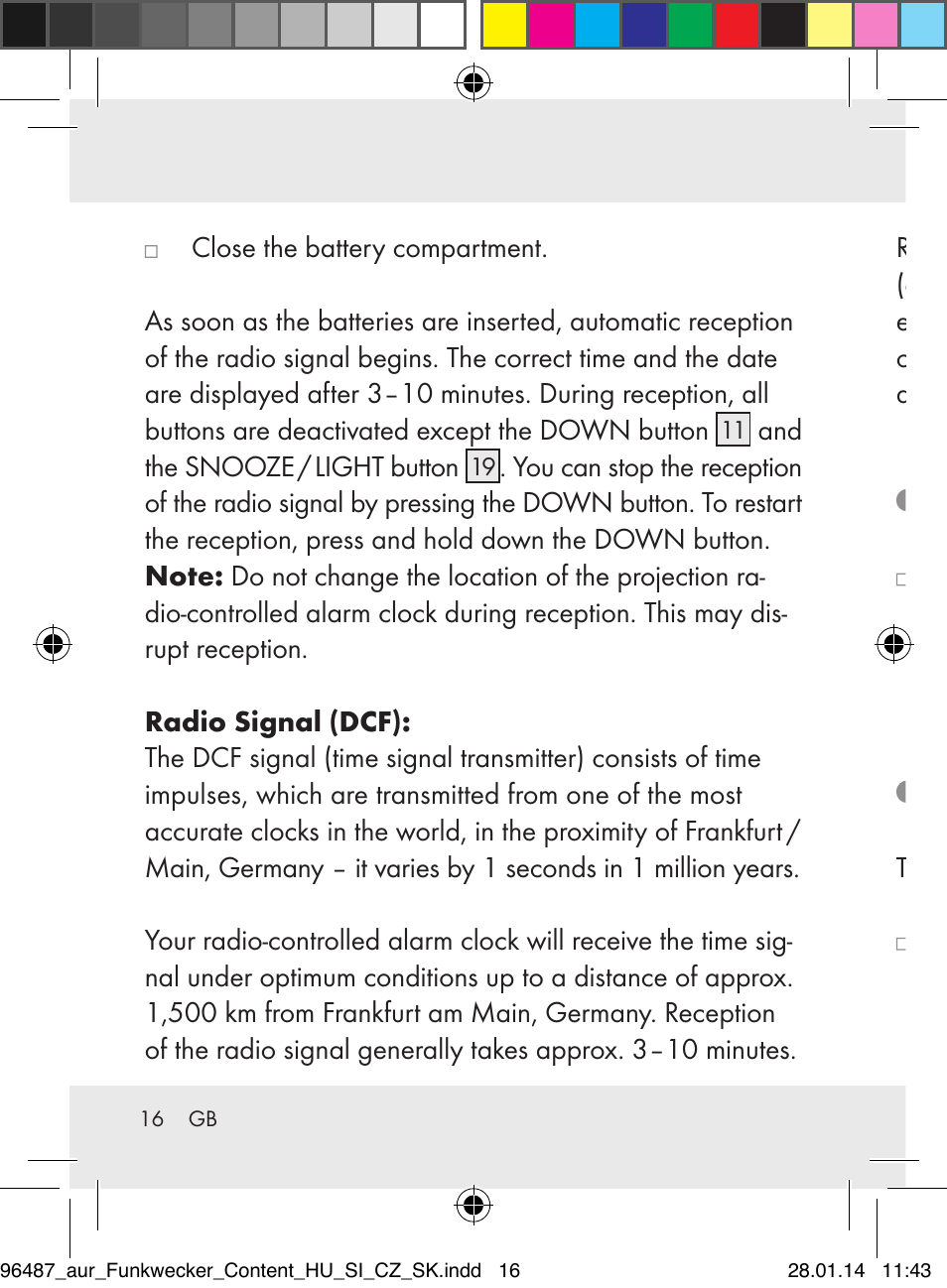 Using the 12 / 24 hour display, Display temperature in °c /°f | Auriol Z31961 User Manual | Page 16 / 153