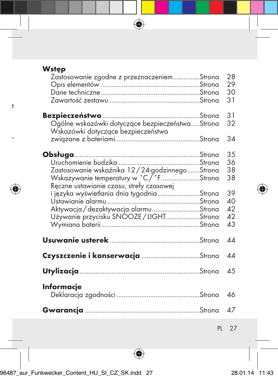 Auriol Z31961 User Manual | Page 27 / 153