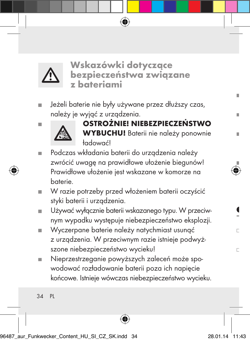 Obsługa | Auriol Z31961 User Manual | Page 34 / 153