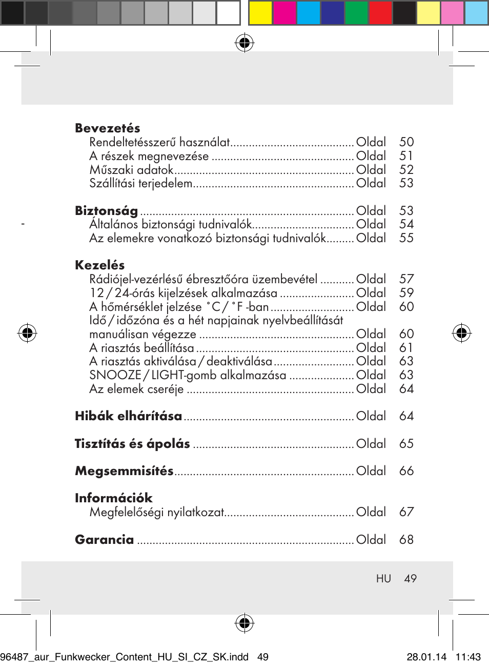 Auriol Z31961 User Manual | Page 49 / 153