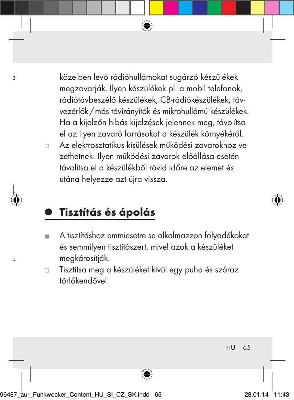 Az elemek cseréje, Hibák elhárítása, Tisztítás és ápolás | Auriol Z31961 User Manual | Page 65 / 153