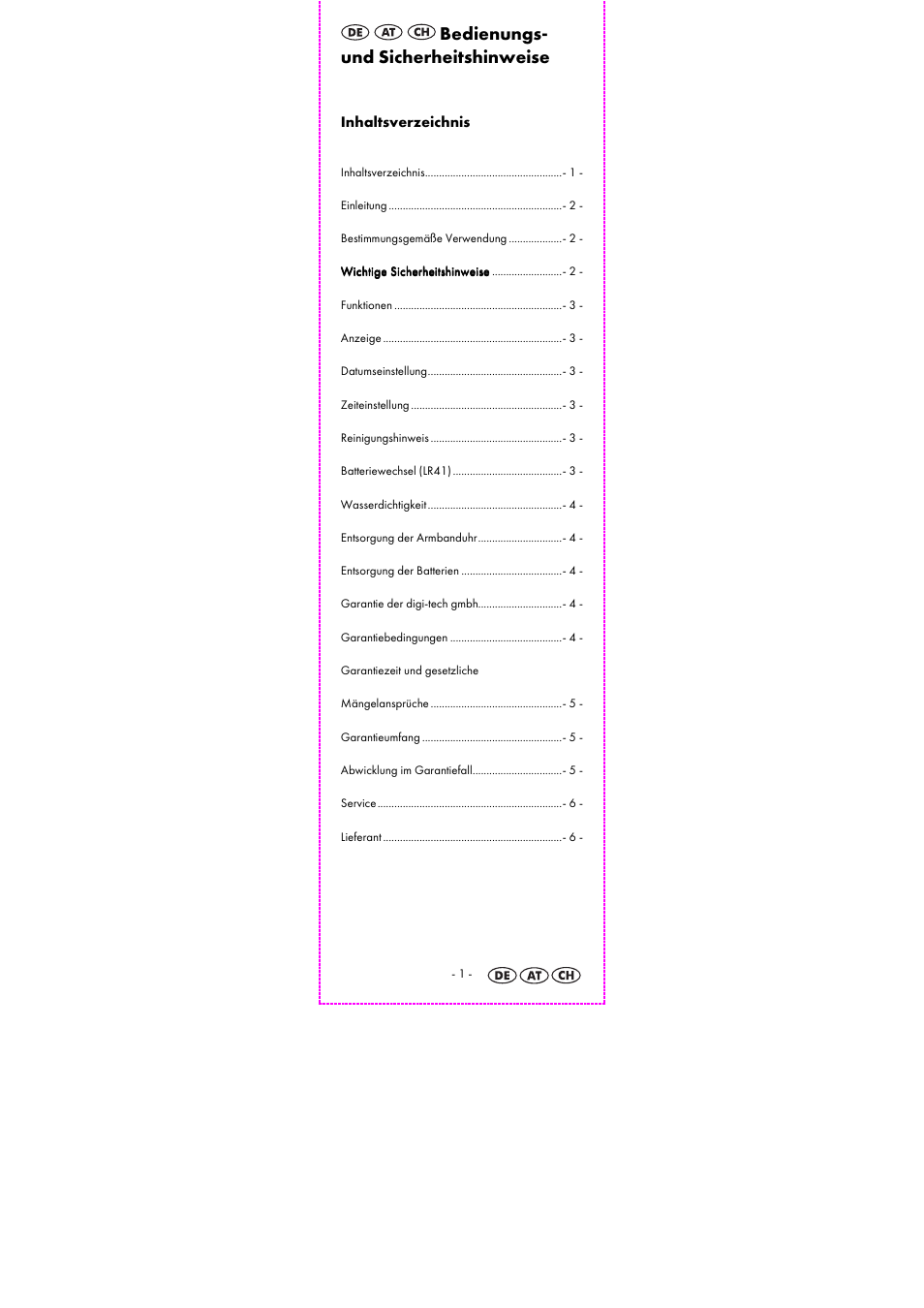 Bedienungs- und sicherheitshinweise | Auriol 2-LD3925-1_2 User Manual | Page 3 / 26