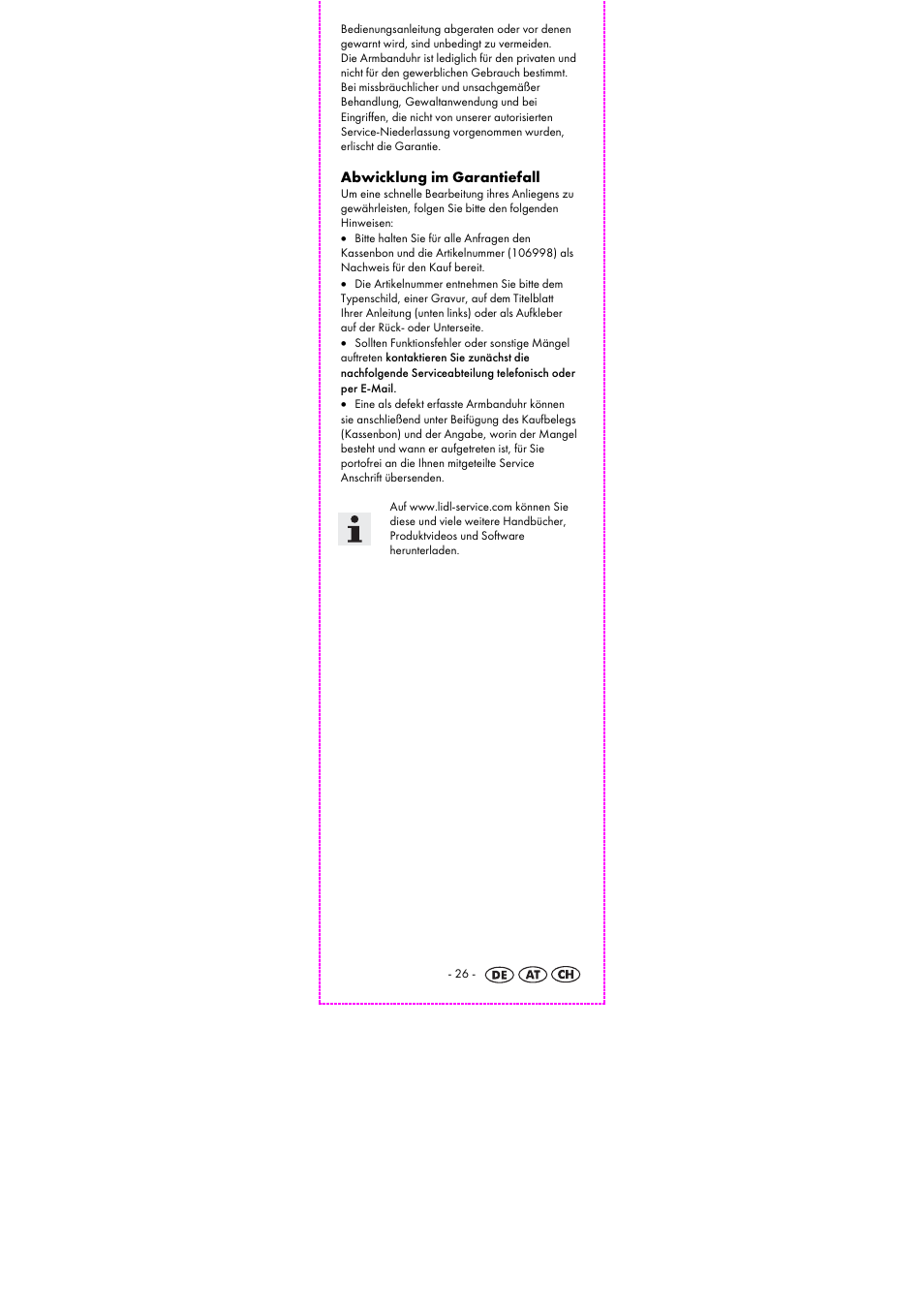 Auriol 2-LD3925-3-10 User Manual | Page 28 / 30