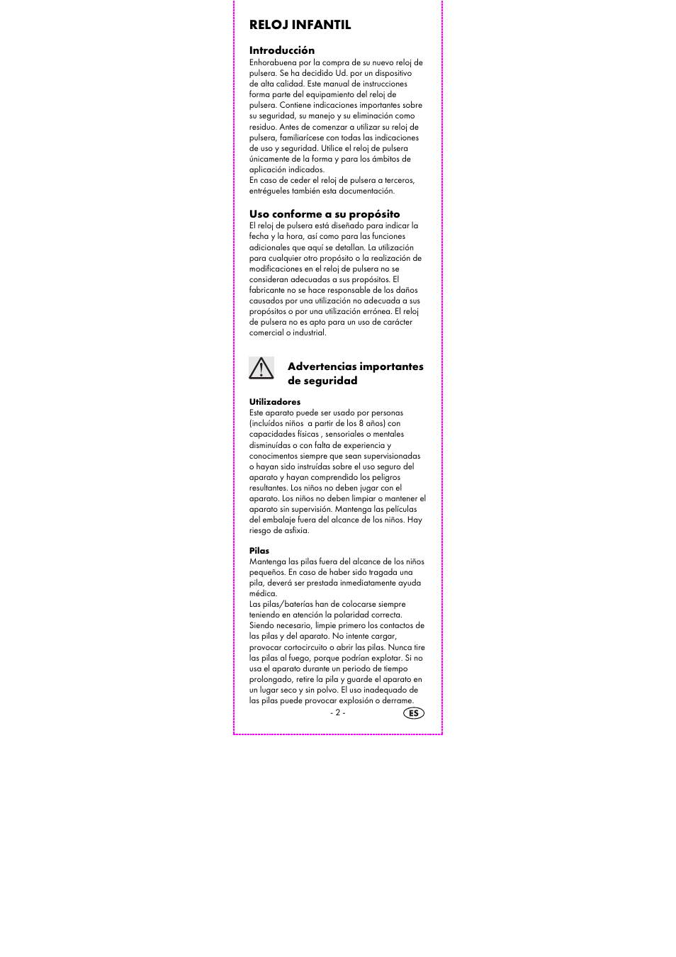 Reloj infantil | Auriol 2-LD3925-3-10 User Manual | Page 4 / 30