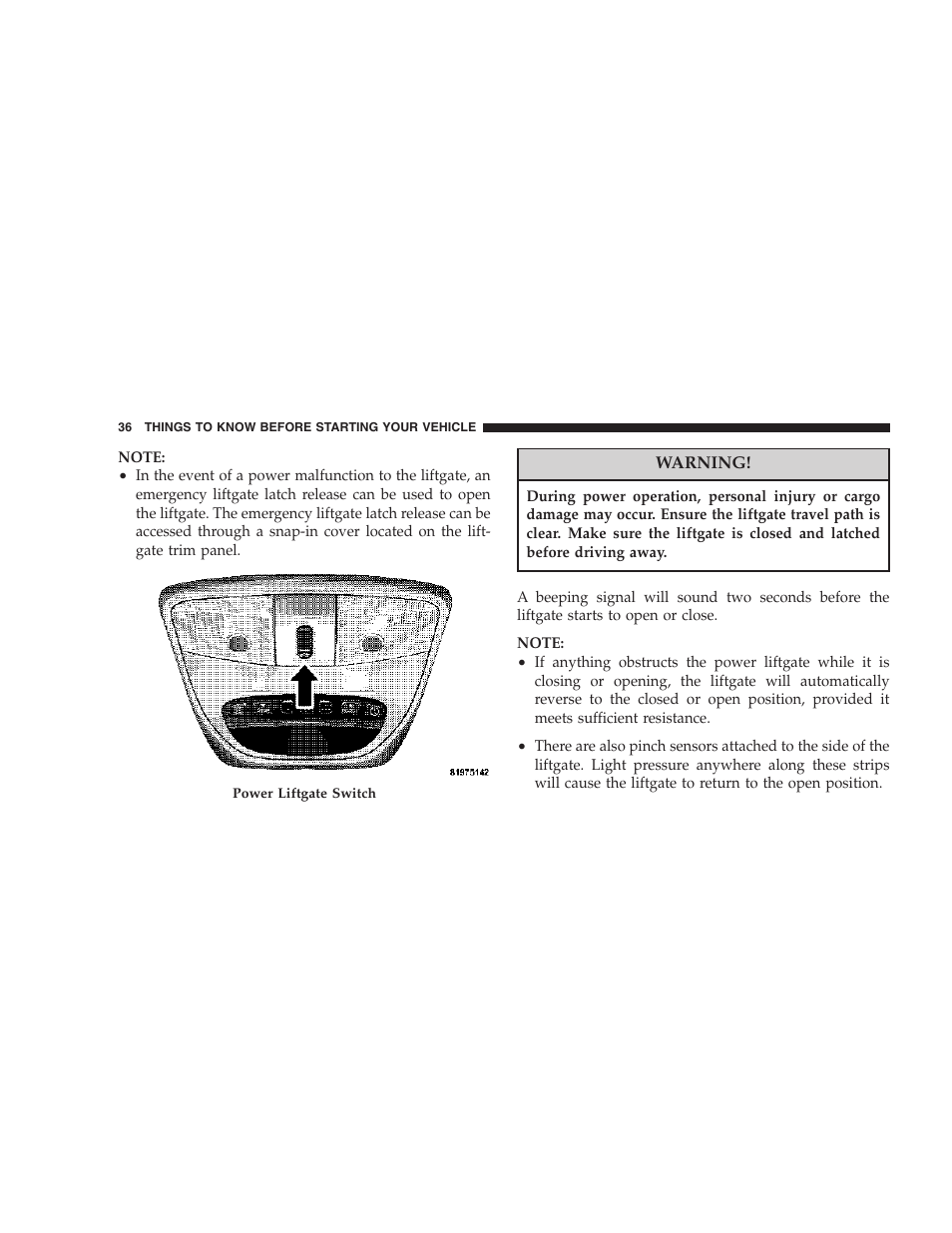 Dodge 2007 HB Durango User Manual | Page 36 / 475