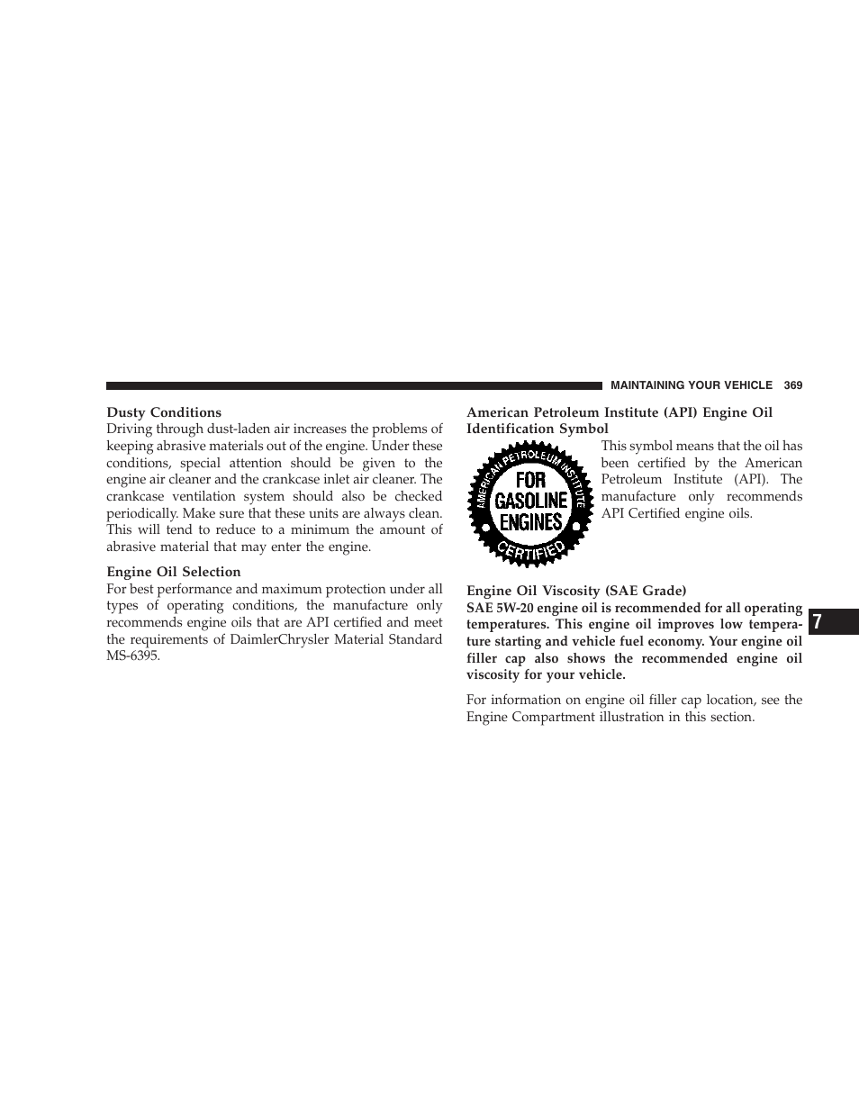 Dodge 2007 HB Durango User Manual | Page 369 / 475