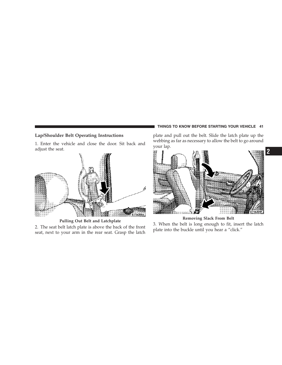 Dodge 2007 HB Durango User Manual | Page 41 / 475