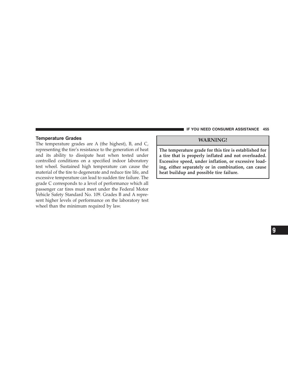 Temperature grades | Dodge 2007 HB Durango User Manual | Page 455 / 475