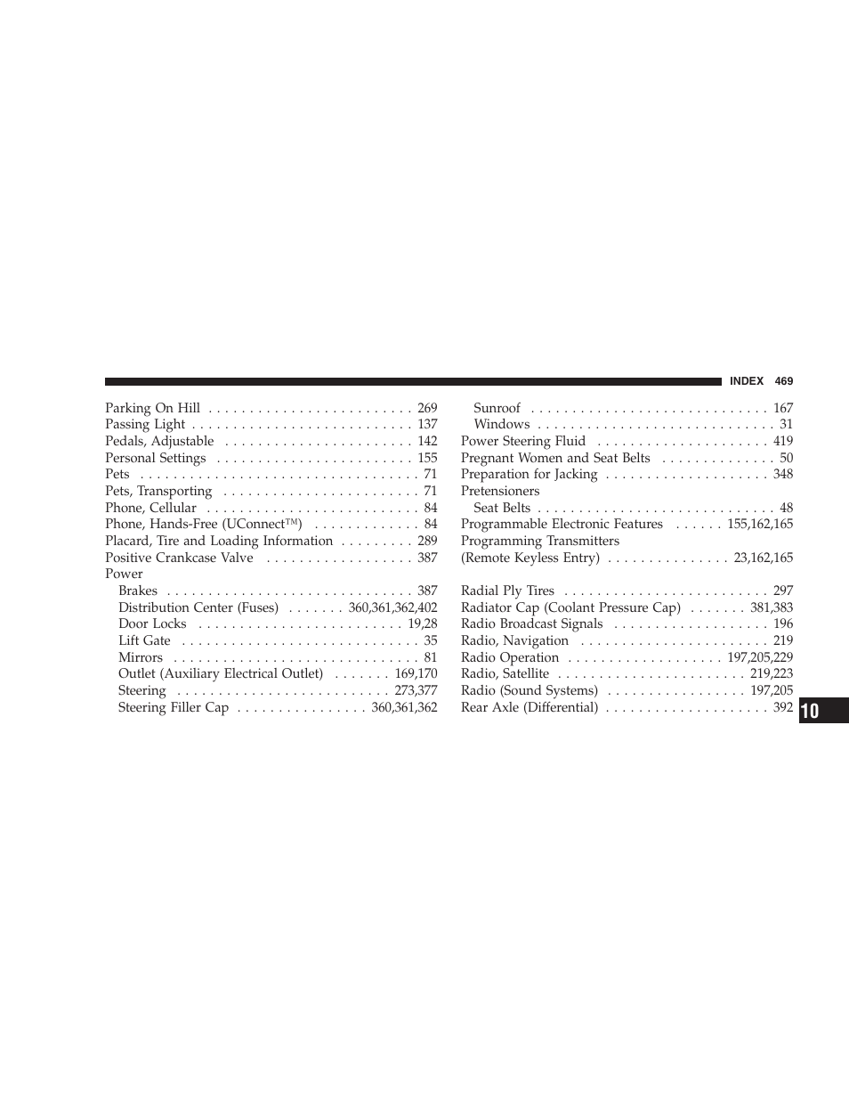 Dodge 2007 HB Durango User Manual | Page 469 / 475