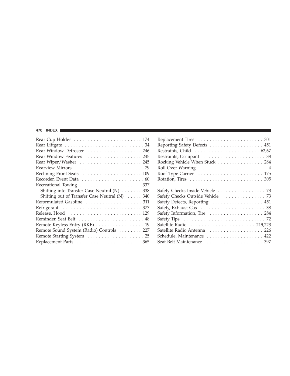 Dodge 2007 HB Durango User Manual | Page 470 / 475