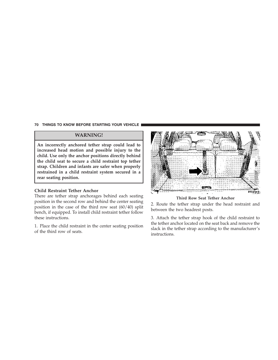 Dodge 2007 HB Durango User Manual | Page 70 / 475