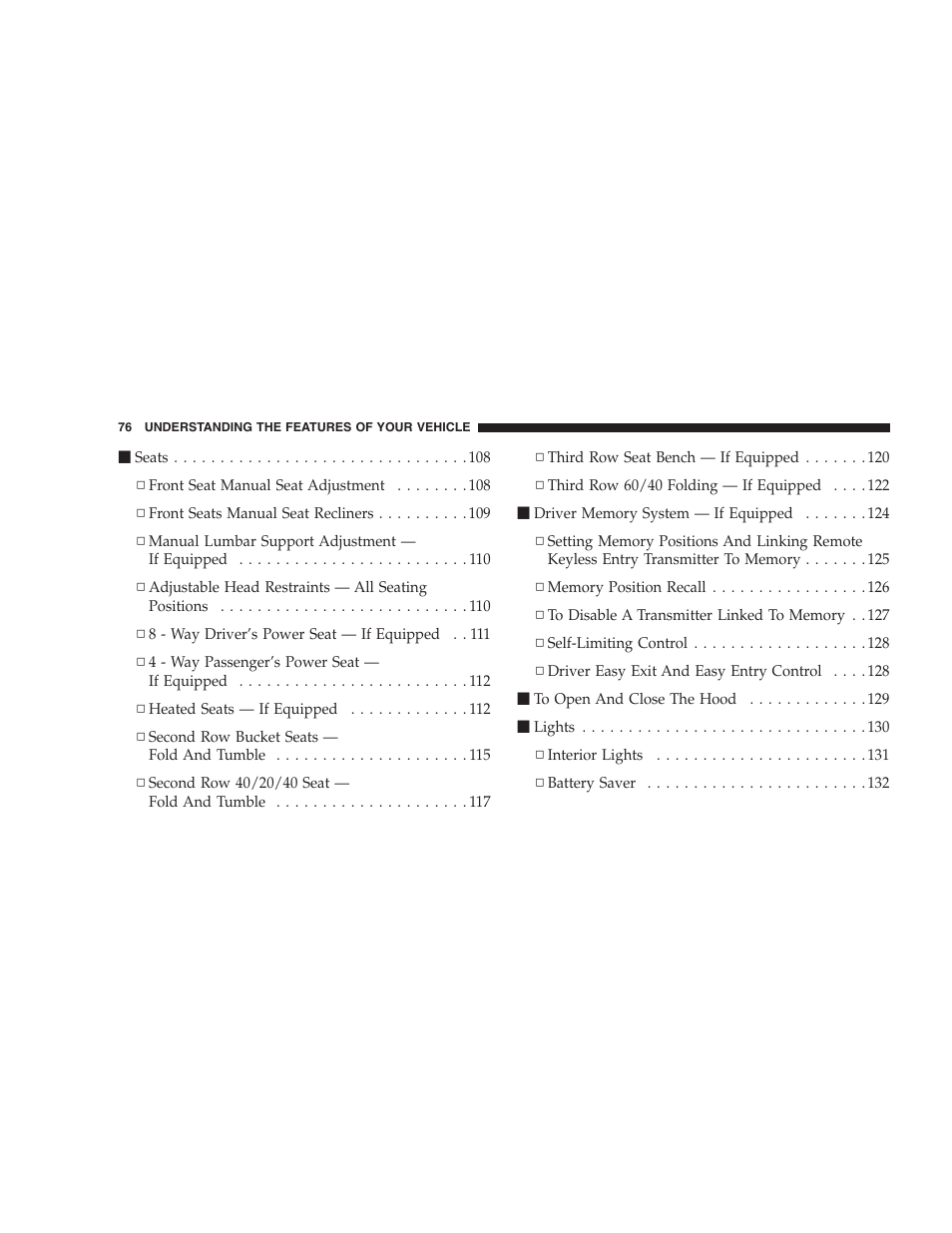 Dodge 2007 HB Durango User Manual | Page 76 / 475