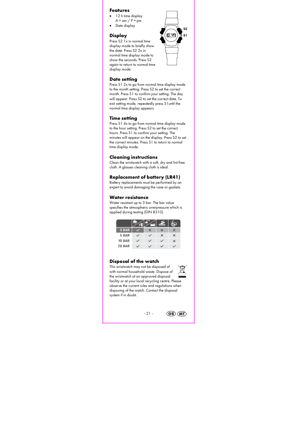 Auriol 2-LD3925-1_2 User Manual | Page 23 / 32