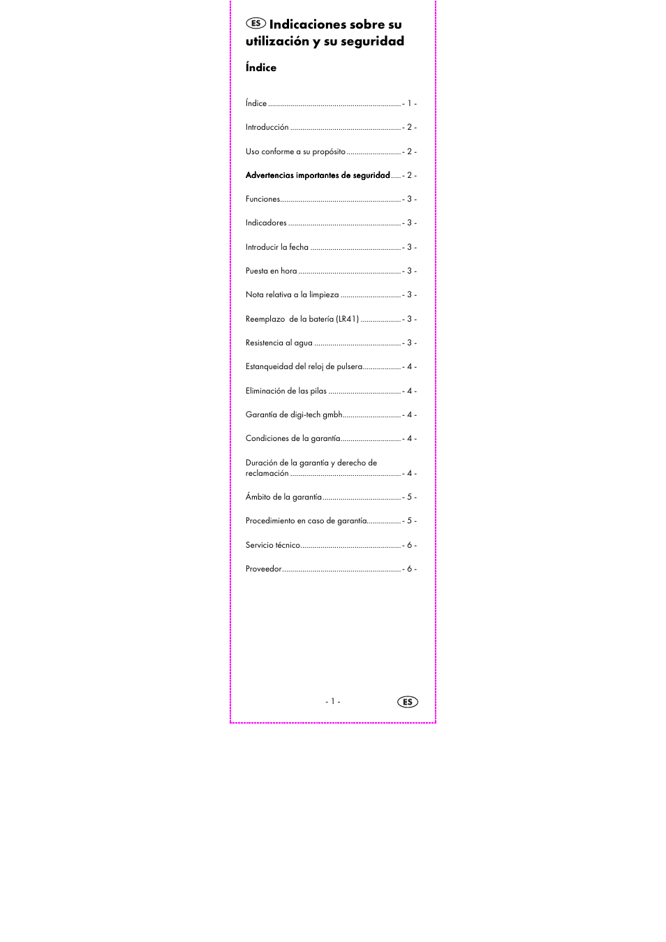 Indicaciones sobre su utilización y su seguridad | Auriol 2-LD3925-1_2 User Manual | Page 3 / 32