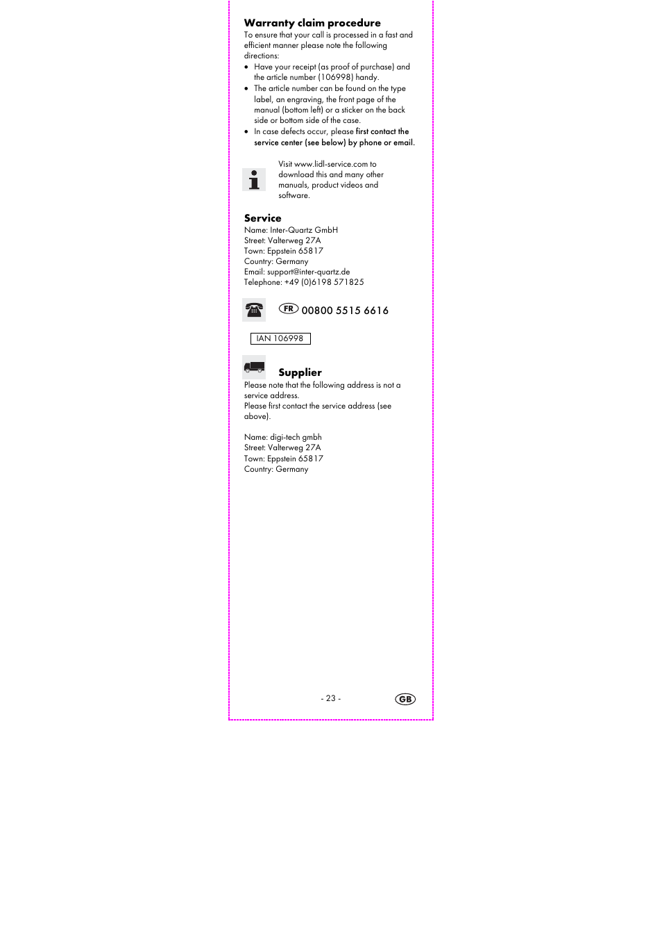 Auriol 2-LD3925-1_2 User Manual | Page 25 / 26