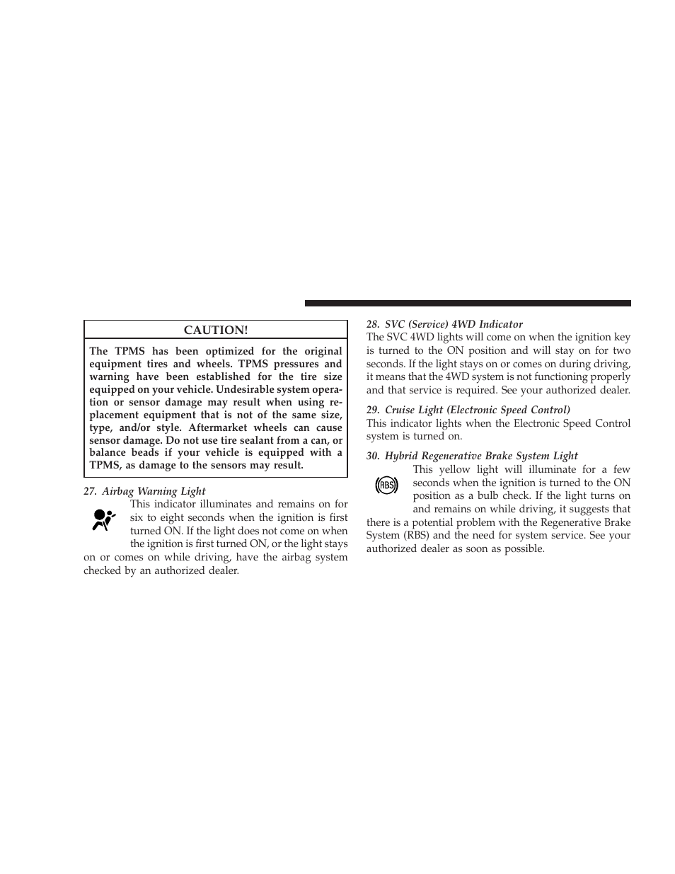 Chrysler 2009 Aspen Hybrid User Manual | Page 36 / 138