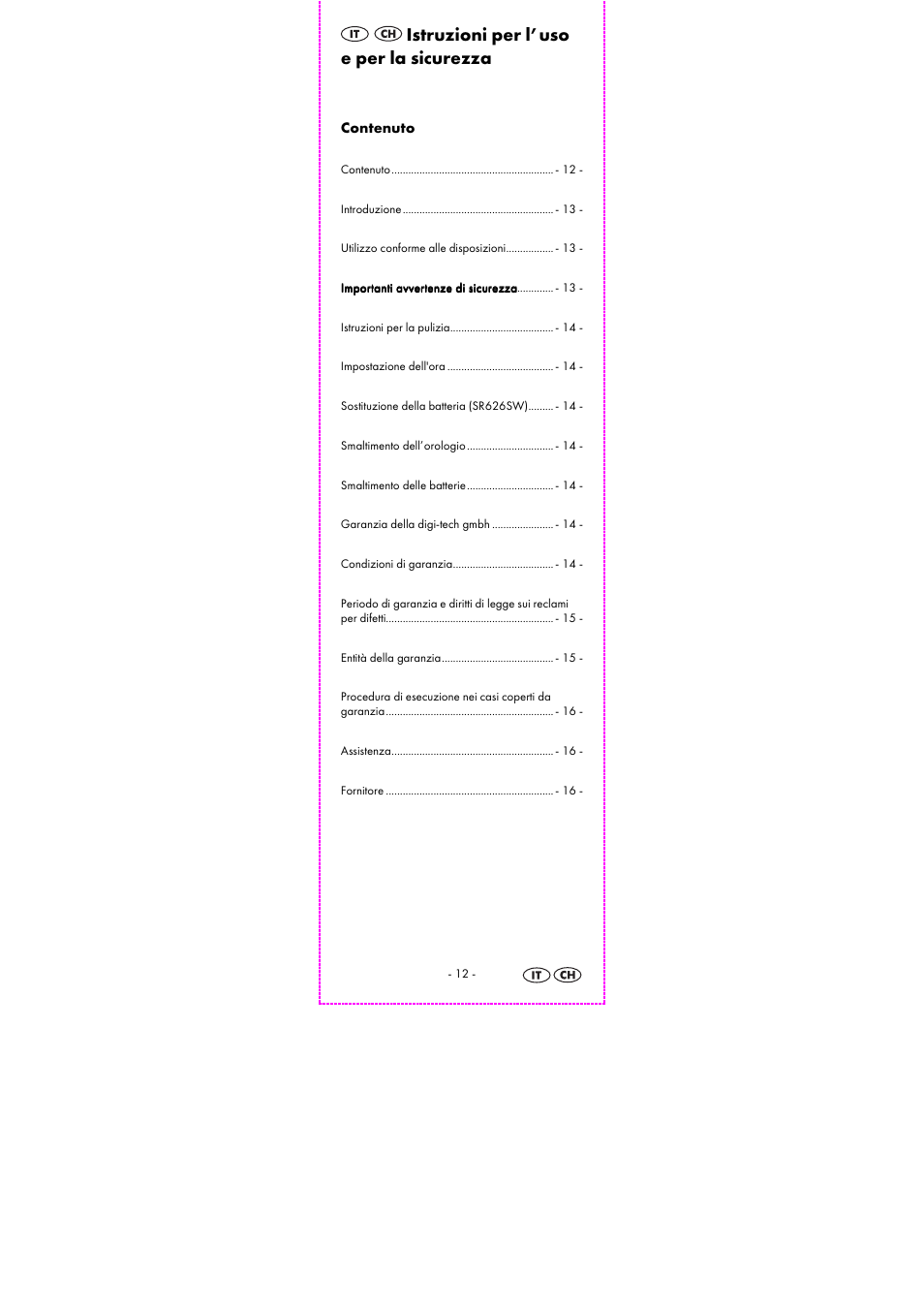 Istruzioni per l’uso e per la sicurezza | Auriol 2-LD3855-4_5 User Manual | Page 14 / 24