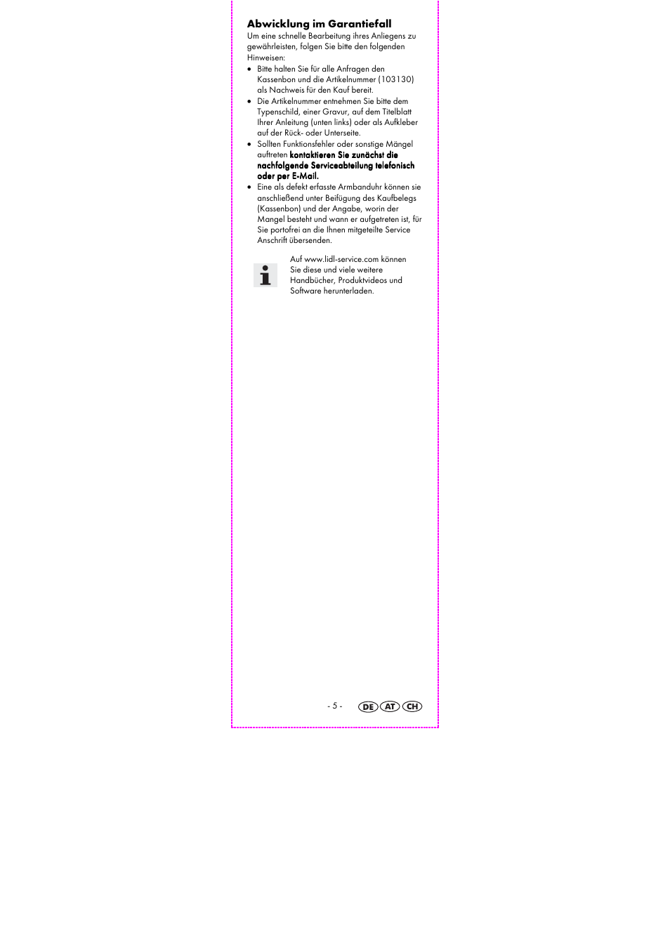 Auriol 2-LD3855-4_5 User Manual | Page 7 / 24