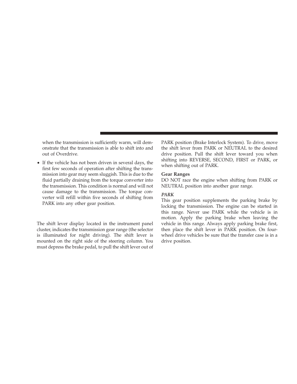 Automatic transmission with overdrive, As68rc) – if equipped (chassis cab only) | Dodge 2009 Dodge Ram Pickup 2500 User Manual | Page 62 / 159