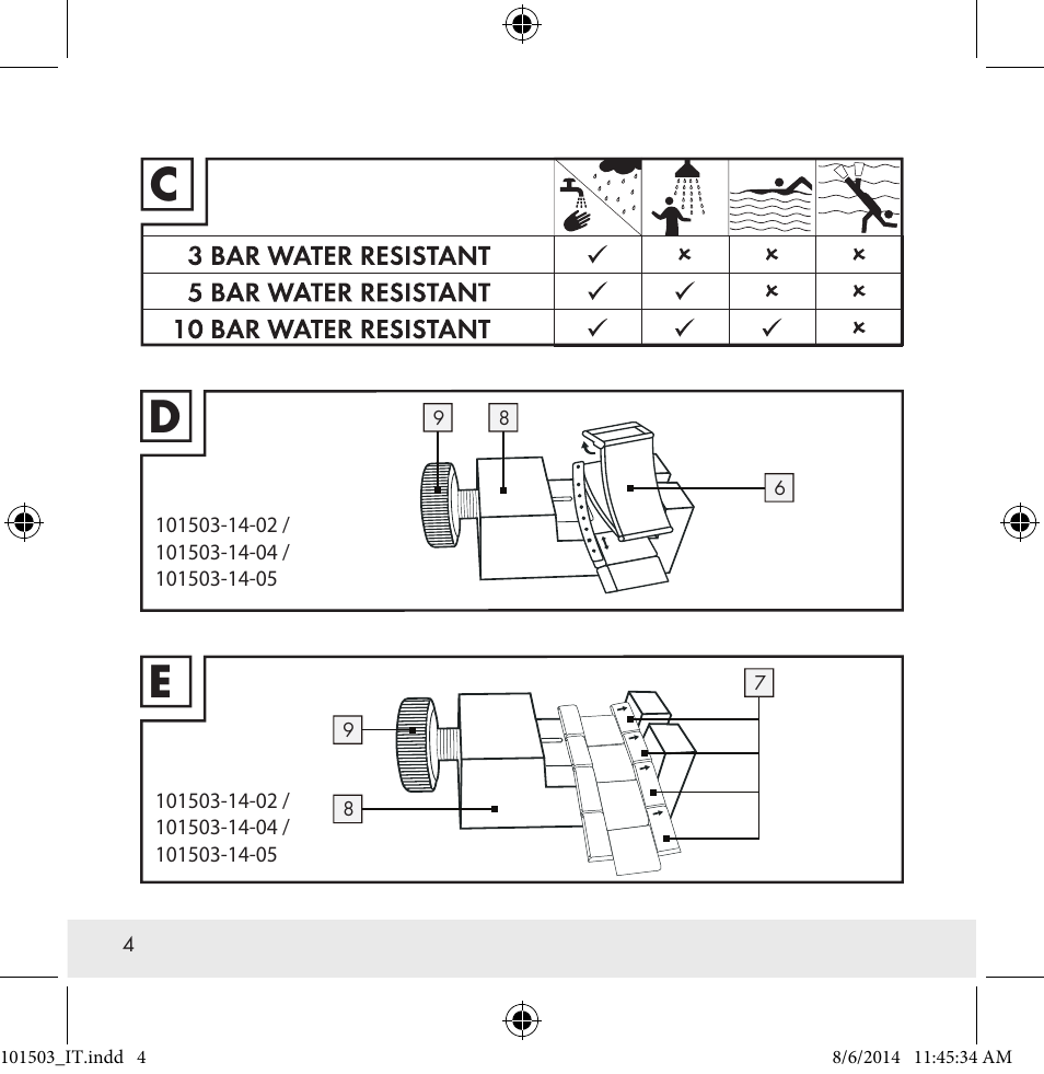 Auriol 101503-14-xx User Manual | Page 4 / 45