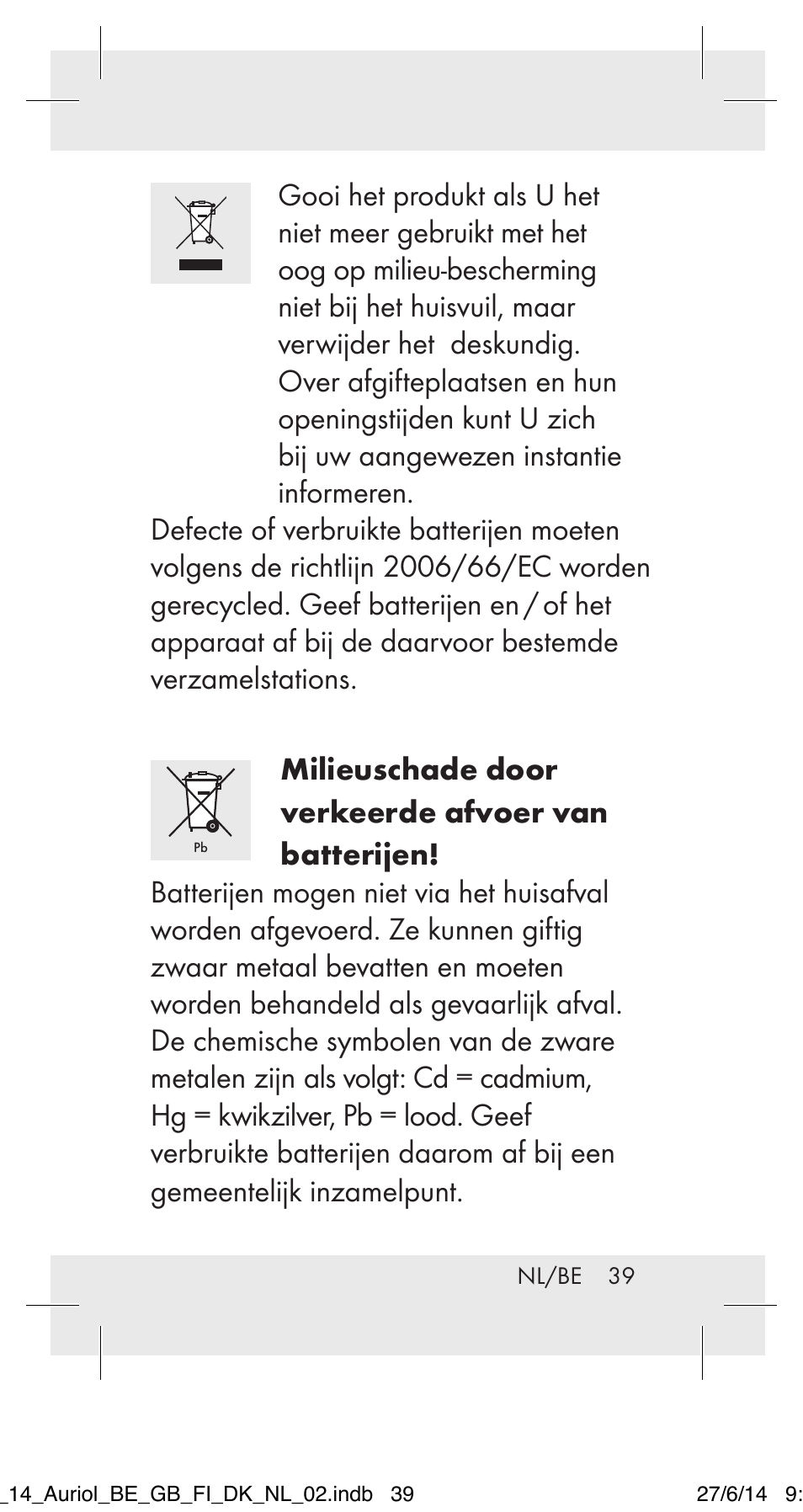 Auriol 101391-14-xx User Manual | Page 39 / 47