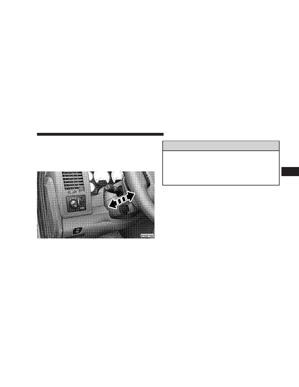 Tilt steering column | Dodge 2007 Power Wagon User Manual | Page 128 / 492